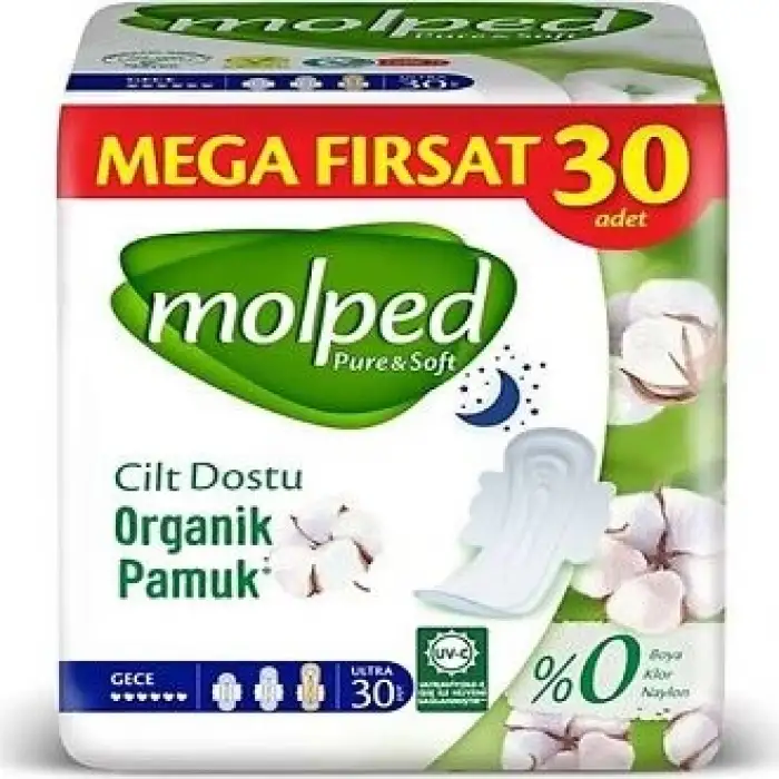 Molped Pure Soft Gece Mega Pack 30Lu