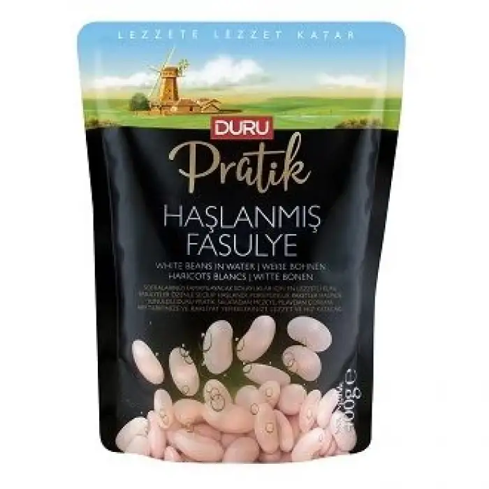 DURU PRATİK HAŞLANMIŞ FASULYE 400 GR