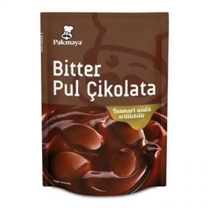 Pakmaya Bitter Pul Çikolata 100 Gr