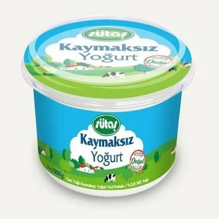 Sütaş Kaymaksız Yoğurt 1000 Gr