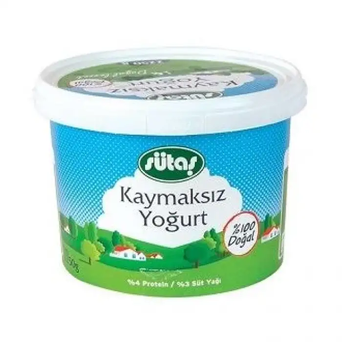 Sütaş Kaymaksız Yoğurt 2000 Gr