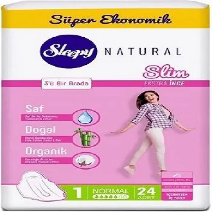 Sleepy Natural Slim Normal 24 Lü
