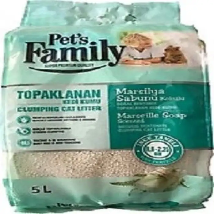 Pets Family Kedi Kumu Marsilya Yeşil 5Lt