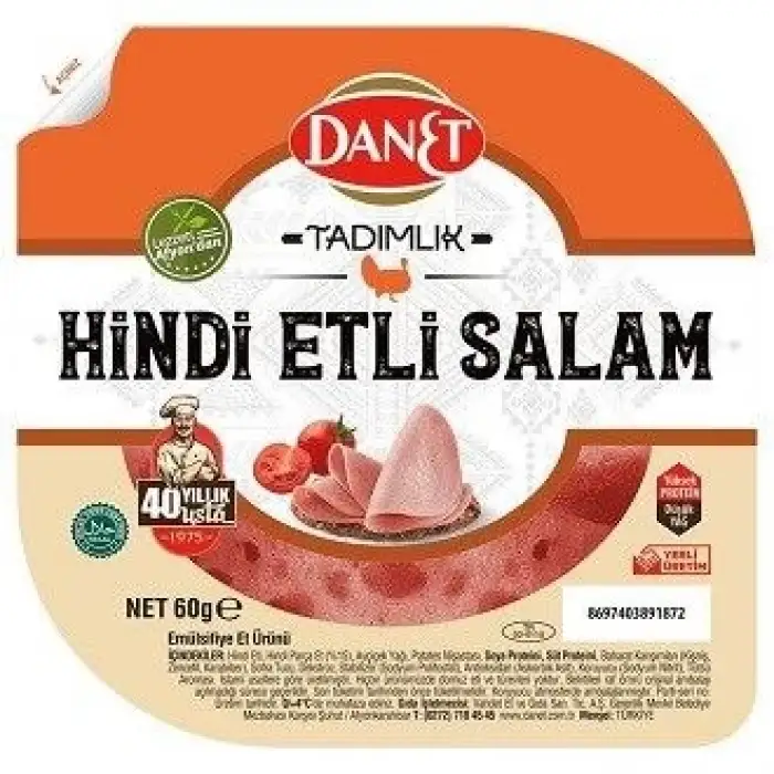 Danet Tadımlık Hindi Salam 60 G