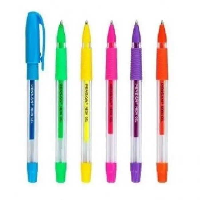 Pensan Neon Gel Renkli Kalem