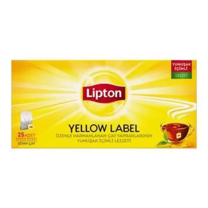 Lipton Yellow Label Bardak Poşet 25 Li 50 Gr