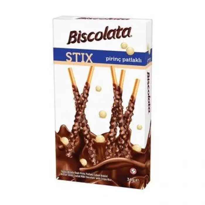 Biscolata Stix Pirinç Patlaklı 34 GR