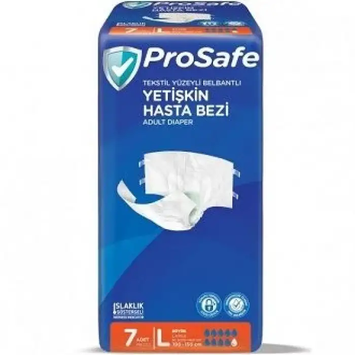 Prosafe Belbantlı Hasta Bezi Büyük Beden (L) 7 li