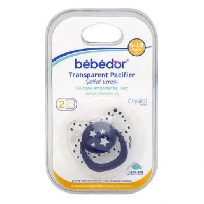 Bebedor Damaklı Emzik Crystl No:2 6-18 Ay-172