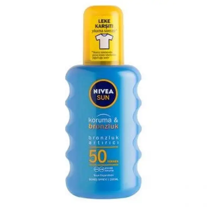Nivea Sun Güneş Spreyi Koruma & Nem Nemlendirici Gkf 50+ 200 ml