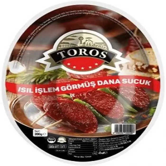 Toros Isıl İşlem Görmüş Kangal Sucuk 200 Gr