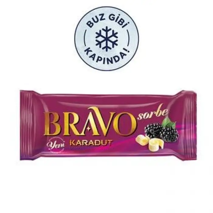 Bravo Belçika Çikolatalı Karadut Sorbe 100 Ml