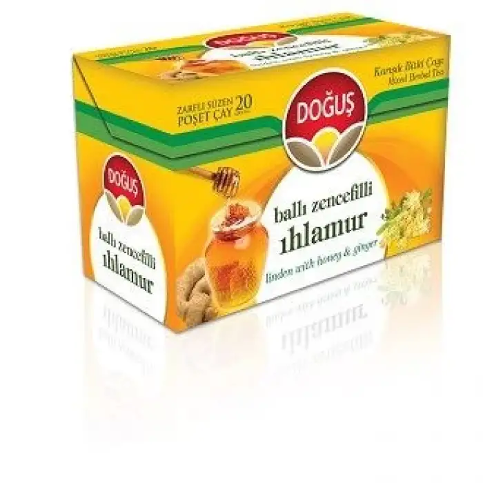 Doğuş Bitki Çayı Ballı Zencefilli Ihlamur 20 Li