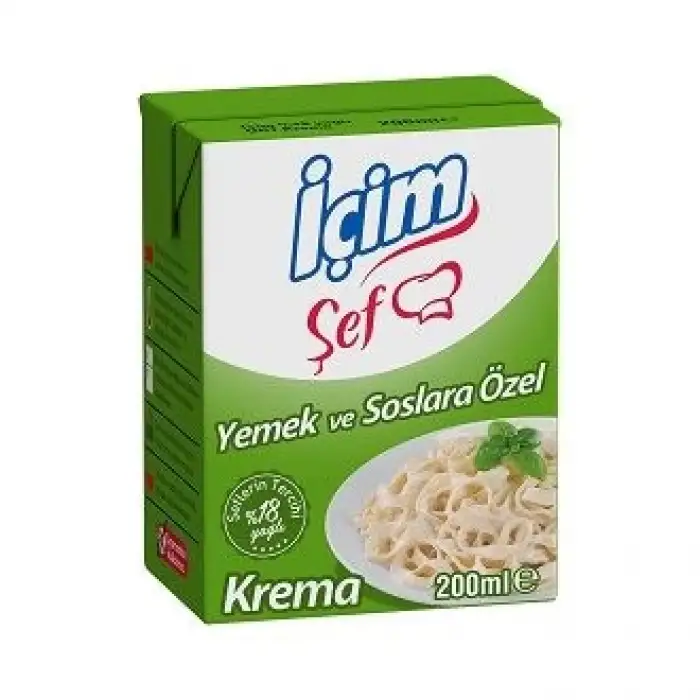 İçim Şef Krema %18 Yağlı 200 ml