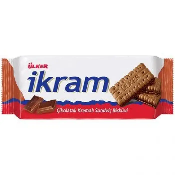 Ülker İkram Kremalı Bisküvi Çikolatalı 84 GR
