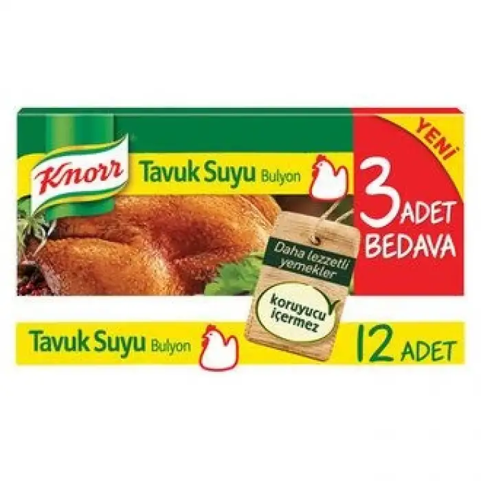 Knorr Tavuk Bulyon 12Li 120 Gr