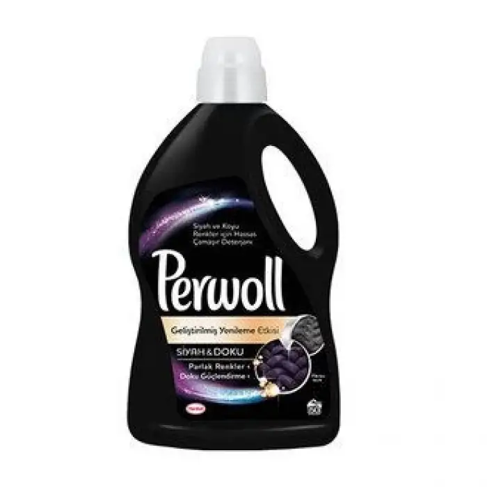 Perwoll Yenilenen 3D Siyah Etki 50 Yıkama 2.9 Lt