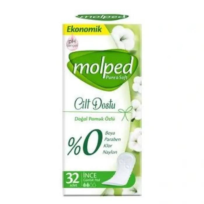 Molped Pure Soft Günlük Ped 32 Li