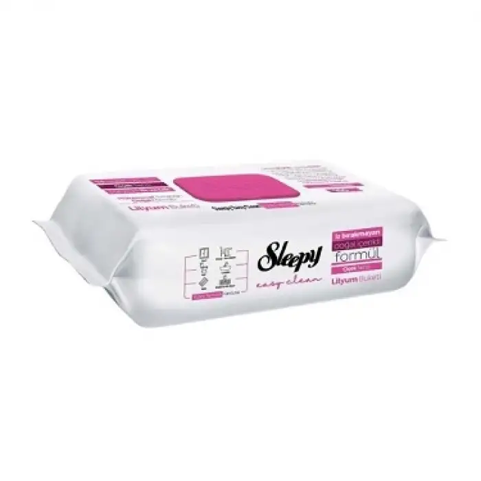 Sleepy Easy Clean Lilyum Buketi Yüzey Temizlik Havlusu 100 Yaprak