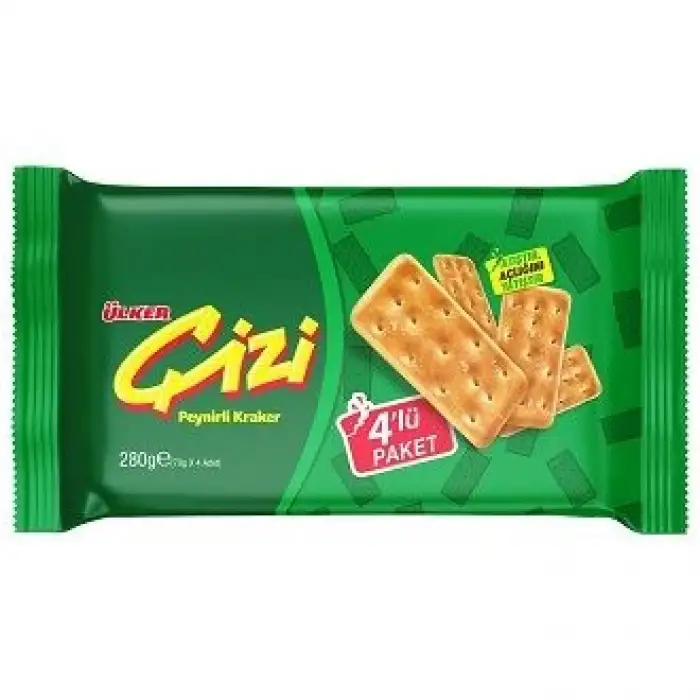 Ülker Çi̇zi Peyni̇rli̇ Kraker 4 lü 280 Gr