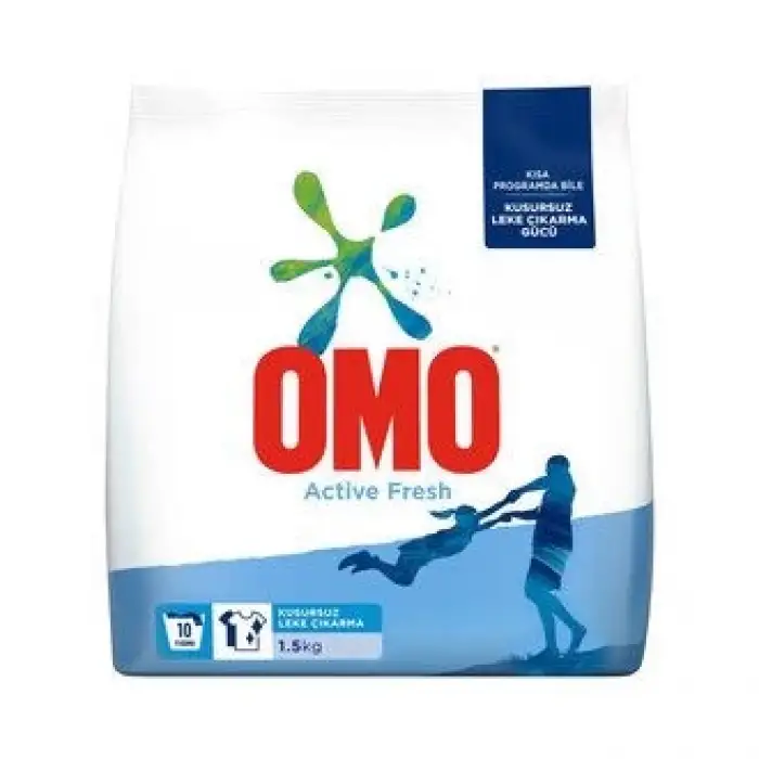 Omo Active Fresh Beyazlar için Toz Çamaşır Deterjanı 1.5 Kg