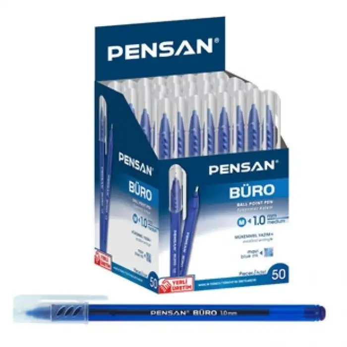 Pensan 2270 1.0 mm Mavi Tükenmez Kalem