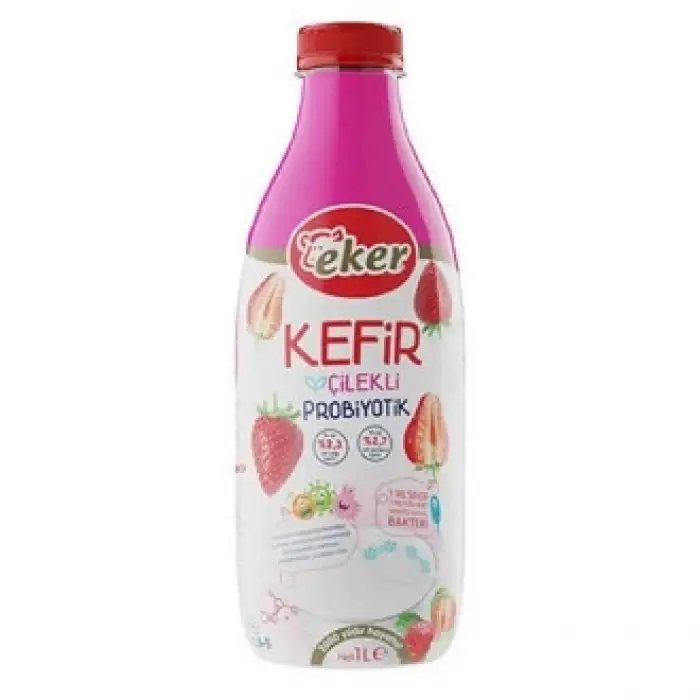 Eker Çilekli Kefir 1Lt