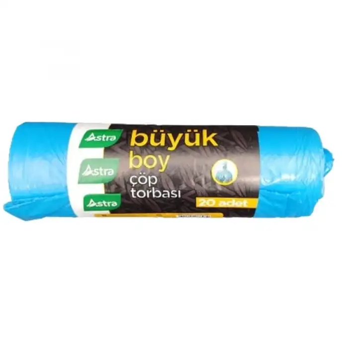 Astra Çöp Torbası Büyük Boy (65x80 cm) 20 Lı