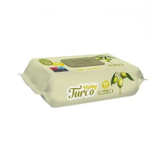 Baby Turco Islak Havlu Zeytinyağlı 90 Lı