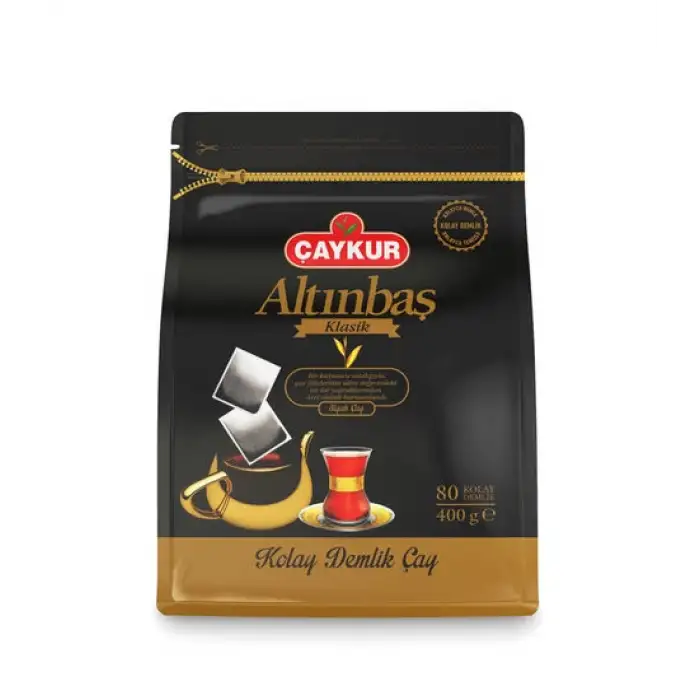 Çaykur Altınbaş Klasik Demlik Poşet Çay 80 li 400 Gr