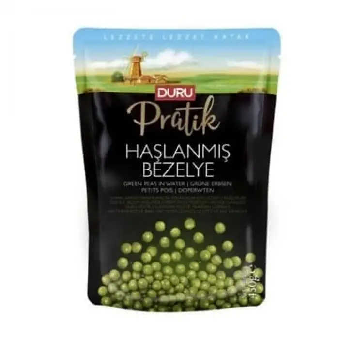 DURU PRATİK HAŞLANMIŞ BEZELYE 450GR