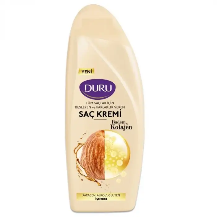 Duru Saç Kremi Badem Kolojen 500 Ml