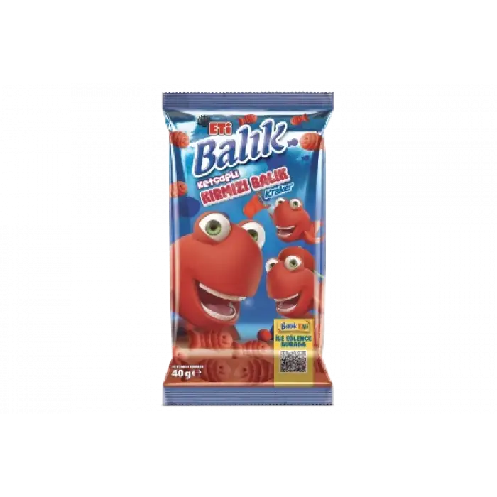 Eti Balık Kraker Kırmızı Ketçaplı 40 gr