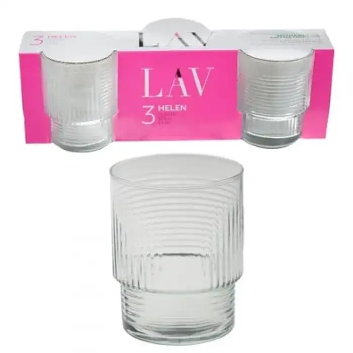 LAV HELEN 3 LÜ MEŞRUBAT BARDAĞI HLN 376 cc