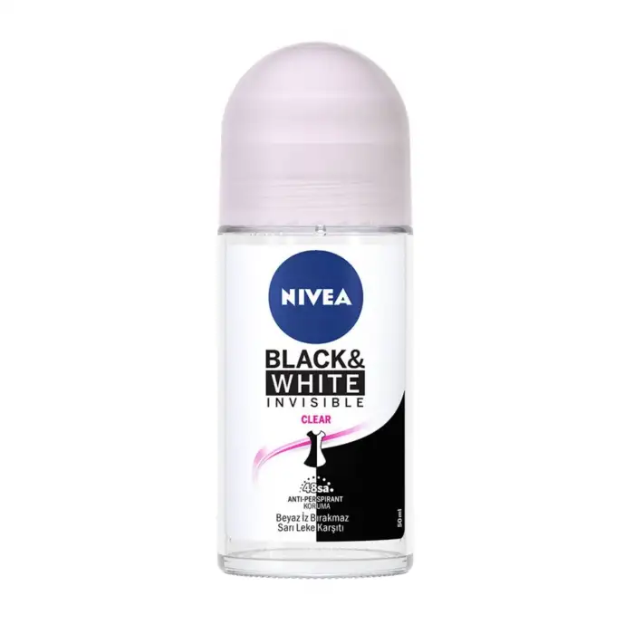 Nivea Deo Roll-On İnvisible Black&White Clear Kadın 50 ml