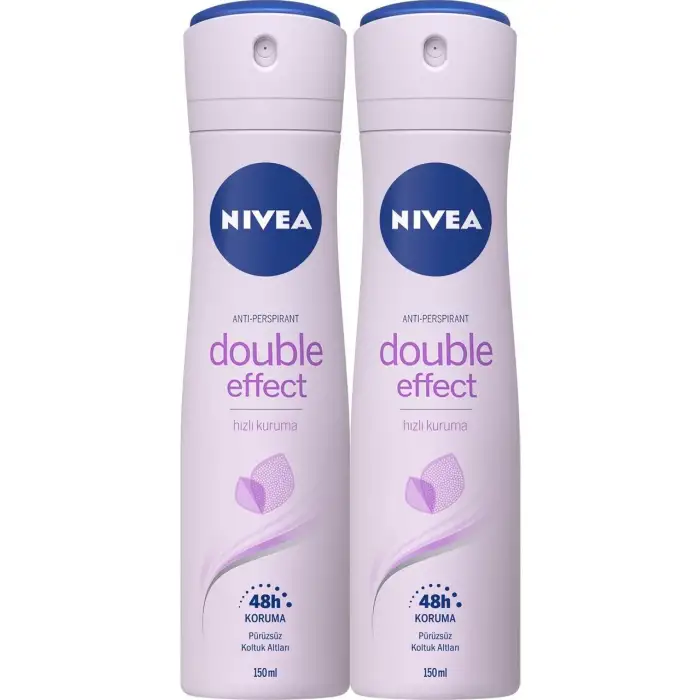 Nivea Deo Sprey Double Effect Mor Düşler Kadın 2x150 ml