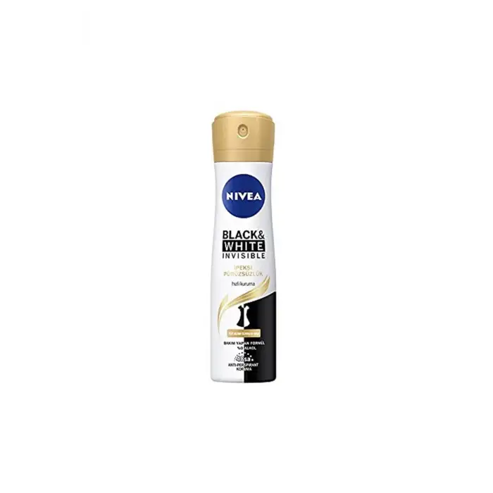 Nivea Deo Sprey İnvisible Black&White İpeksi Pürüzsüzlük Kadın 150 ml