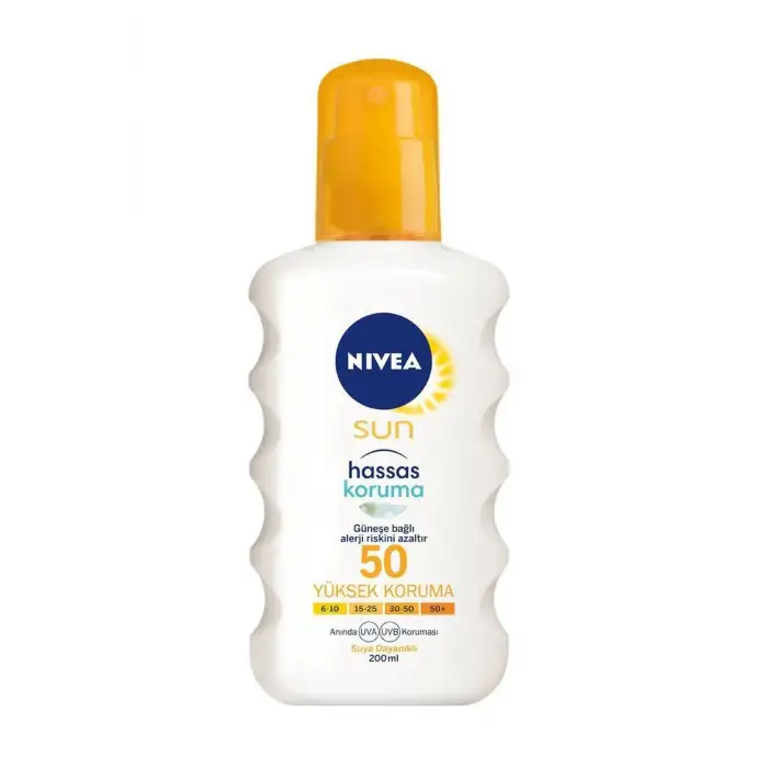 Nivea Sun Güneş Spreyi Hassas Yatıştırıcı Gkf 50+200 ml