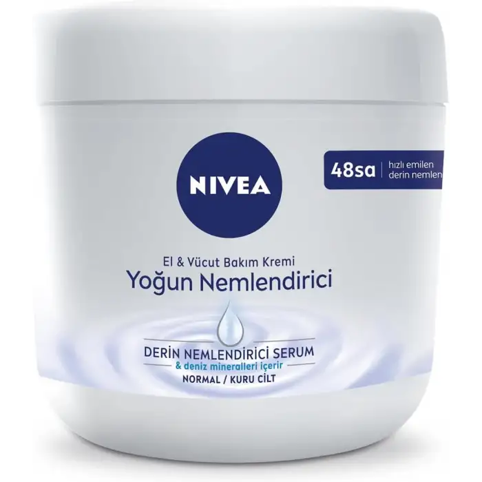 Nivea Vücut Bakım Yoğun Nemlendirici El & Vücut Bakım Kremi 400 ml
