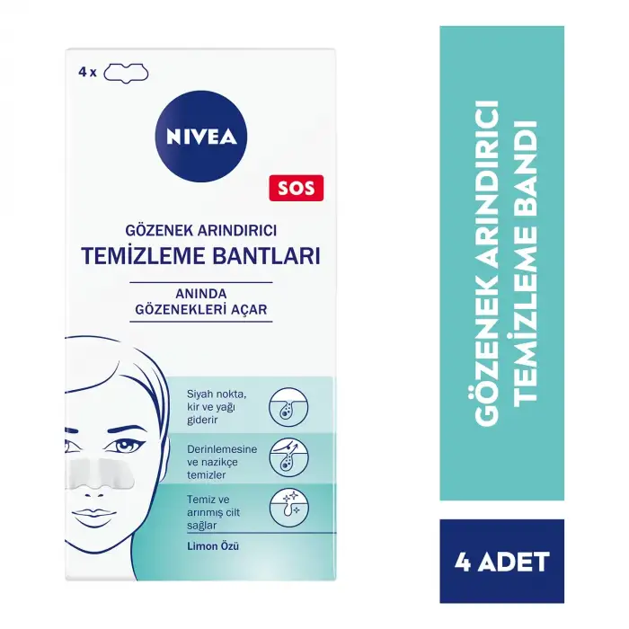 Nivea Yüz Bakım T- Bolgesi&Siyah Nokta Temizleyici Bantlar