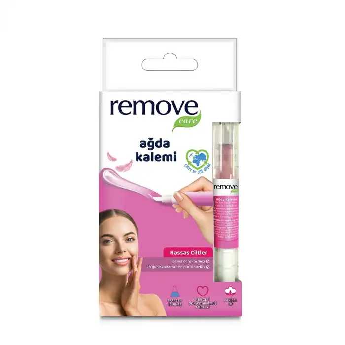 Remove Yüz Bölgesi Ağda Sir Ağda Kalemi Hassas Cild