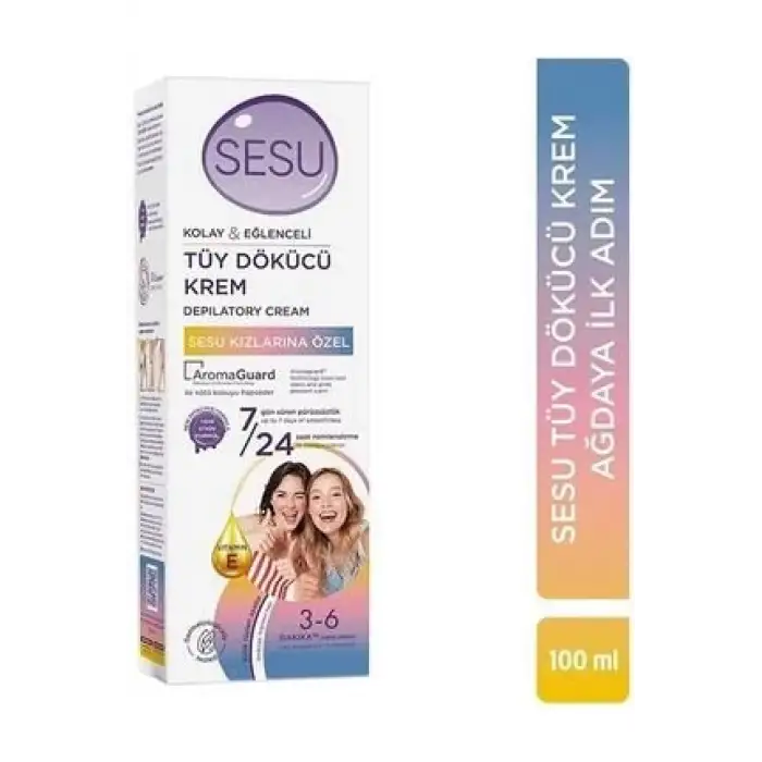 Sesu Tüy Dökücü Krem Ağdaya İlk Adım 100 Ml