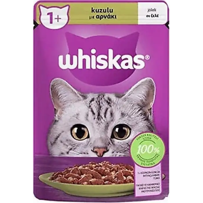 Whiskas Kuzulu Poşet Yaş Kedi Maması 85 G