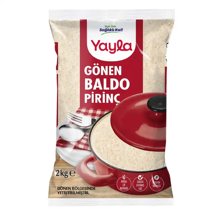Yayla Baldo Pirinç Gönen Bölgesi Mahsulü 2 KG