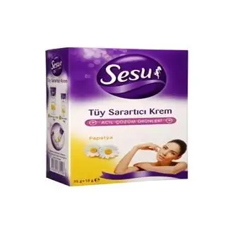 Sesu Ağda Tüy Sarartıcı Krem 53 Gr