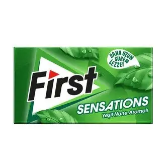 First Sensations Yeşil Nane Aromalı Sakız 27 G