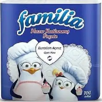 Familia Hazır Katlanmış Peçete 100 lü
