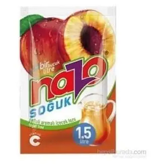 Nazo Soğuk Şeftali Aromalı İçecek Tozu 9 G