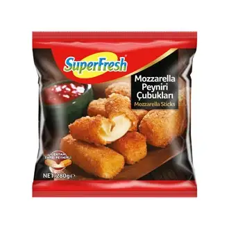 Superfresh Mozzarella Çubukları 280Gr