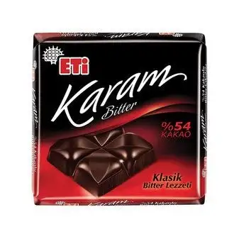 Eti Karam %54 Kakao Kare Çikolata 60 G